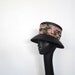 1960s Hat / Holly Golightly / Black Straw Hat / Pink Flowers