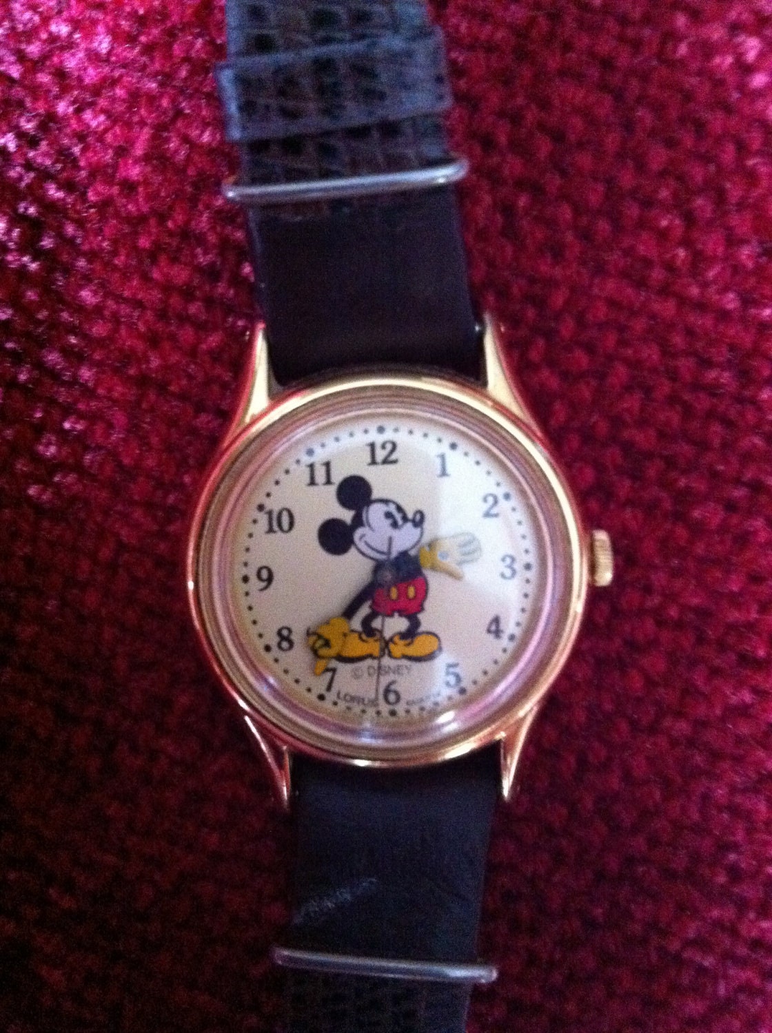 Vintage Lorus Disney Mickey Mouse Watch by SleepingporchStudio