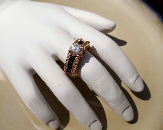 antique gold and onyx engagement ring antique gold and onyx engagement ring