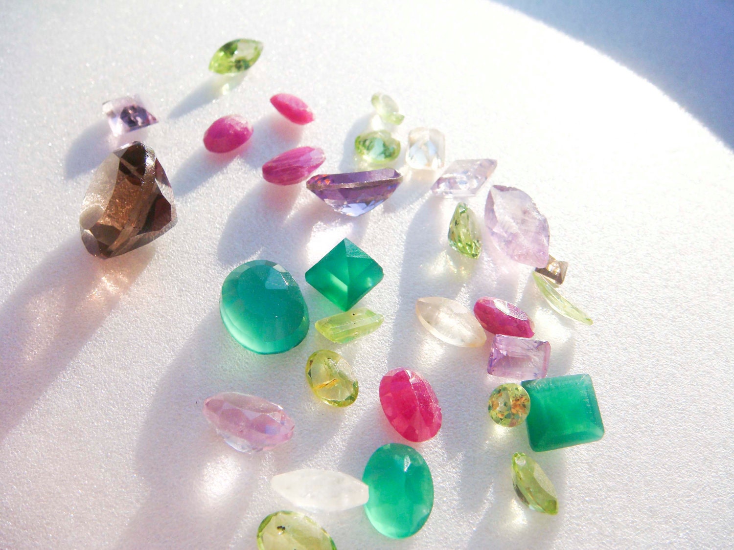 30 loose gemstones for jewelry making FREE SHIPPING