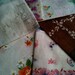 Lot of 6 Vintage Printed Hankies Multi Colored - Lot 9