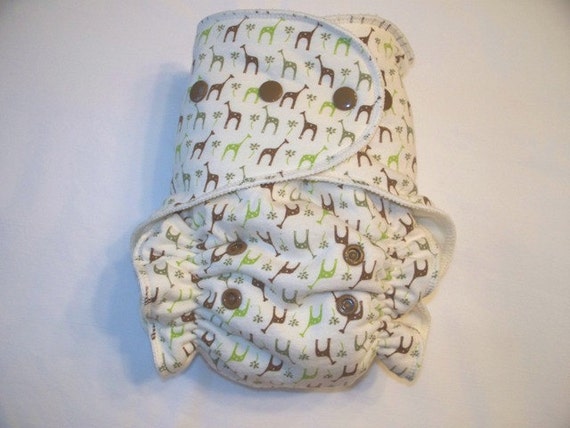 One Size Fits Most Fitted Cloth Diaper Overnight by SootheBaby