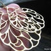 FLOURISH-Golden Floral Filigree Medallion Lightweight Chandelier Earrings