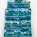 1950s Vintage top, Fish, Nautical Print