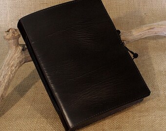 A5, Medium, Black Leather Journal, Classic Journal, Bound Journal, Blank Book, Leather Notebook, Travel Journal, Personalised Journal, Diary