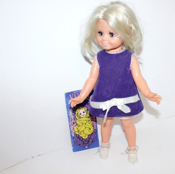 Vintage Velvet Ideal Crissy Doll Movin Groovin Hair Grows 1971