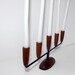 Danish Vintage Candle Holder in Box Denmark Luthje Design Teak Wood