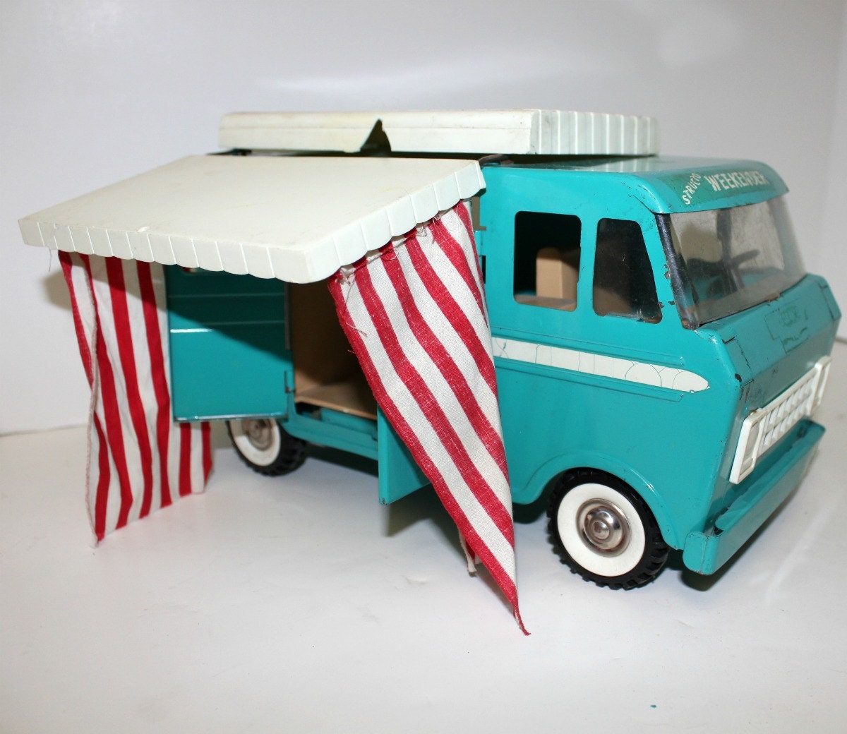 Structo Weekender Camper Van Vintage Toy 1960s