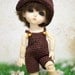 Lati Doll Knitted Spring and Summer Overall and Hat