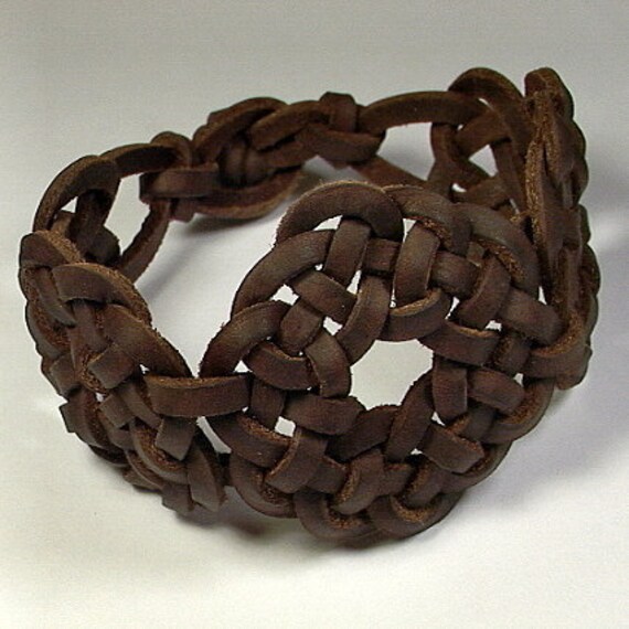 Bracelet Wristband Cuff Mens Triple Knot Spanish by NiceKnots