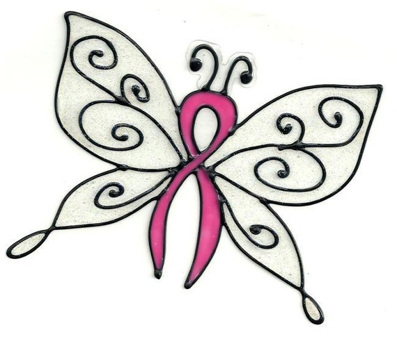 ribbon butterfly glitter window cling ribbon butterfly glitter window cling