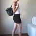 Skirt, mini, black -SHE- all size and custom fit