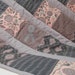 Gray Ribbon Brain Cancer Awareness Lap Quilt