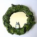 My Neighbor Totoro Figure Teak Wood Wall Mirror 5