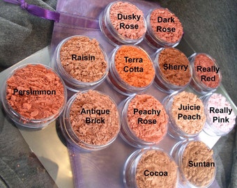 Vegan Blush Refill baggie for a 30 gram jar ( apprx 10-12 grams powder)