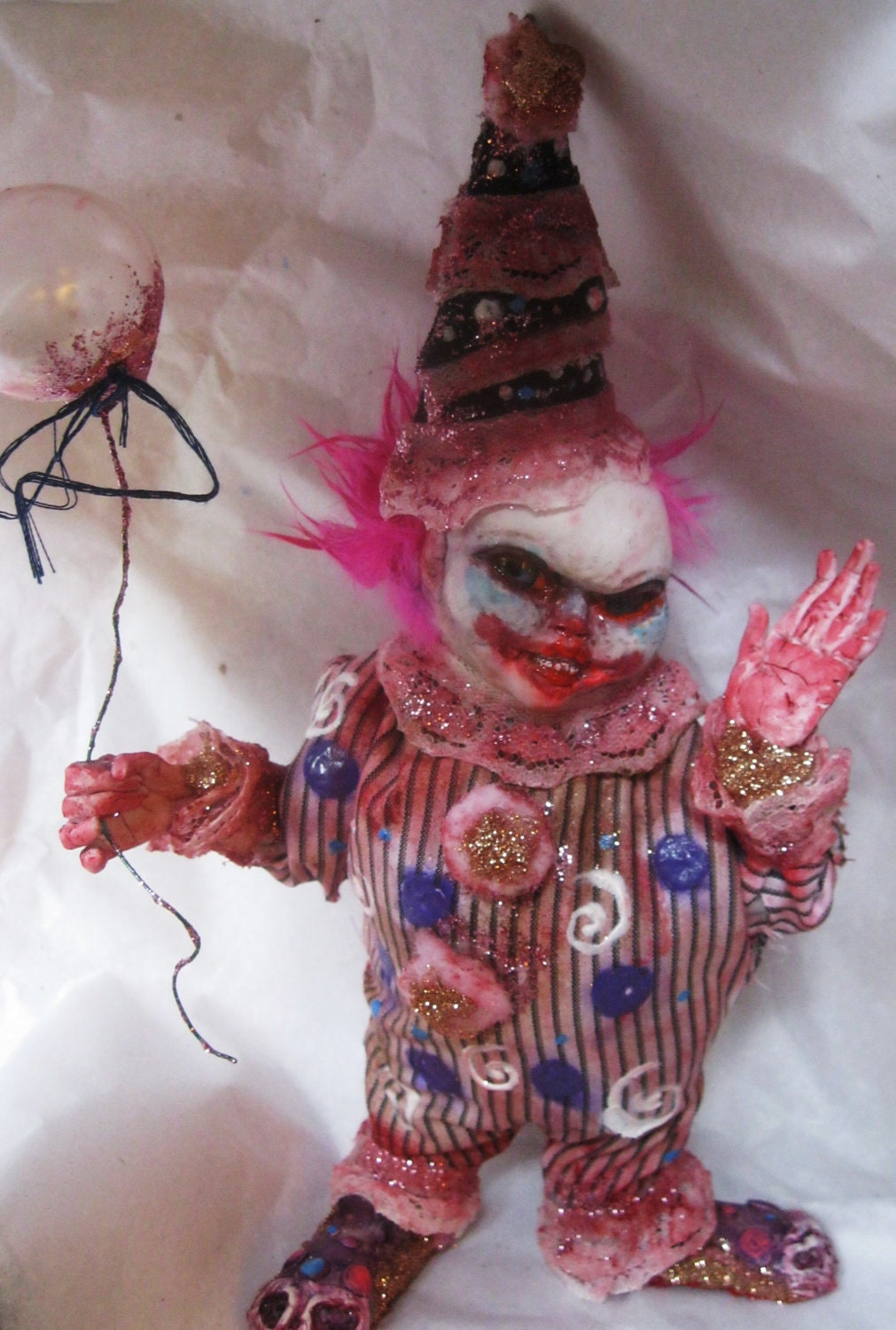 creepy clown doll