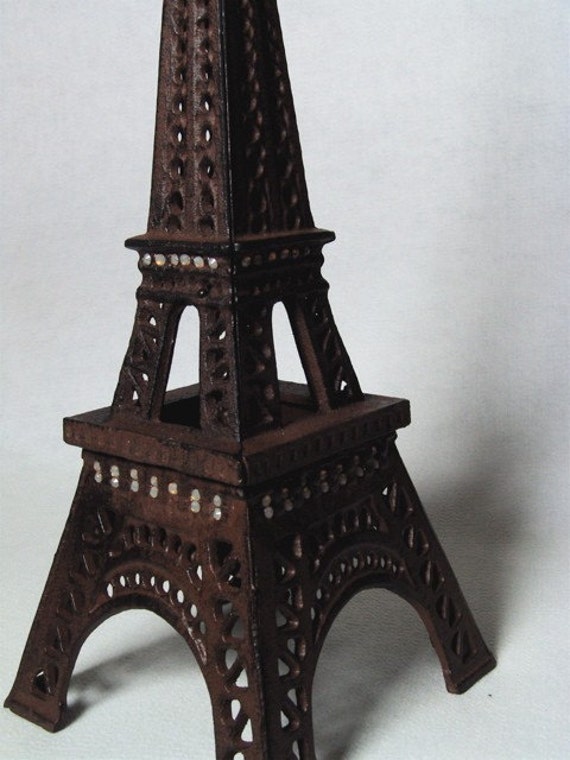 SALE Eiffel Tower Wrought Iron Jewelry Display Home Decor