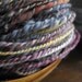 Reserved for ohharumph-Handspun, Hand painted Wool Yarn, bulk listing