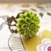 Lime Green Lillian Mum Ring - NEW SALE PRICE