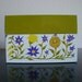 columbine and marigolds...VINTAGE recipe BOX