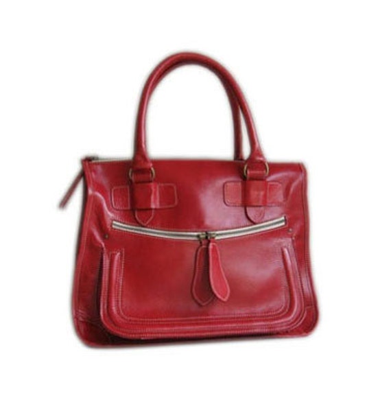 red small purse