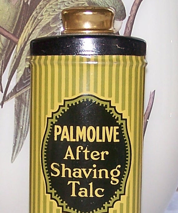 Palmolive After Shaving Talc Vintage Tin A Scientific