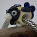 Betty..................... Lampwork large holed chicken bead........ sra