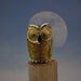 Vera.... lampwork owl bead... sra