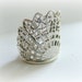 Silver Armor Ring SZ 6.75