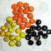 Vintage Japanese Millifiore Glass Beads, 8 MM, Your Choice of 3 Colors,12