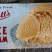 VINTAGE Bennetts Coffee Ice Cream Advertising Poster NOS