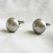 Vintage Signed Silver Tone Atomic Design Cuff Links Mad Men