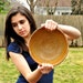 Reserved for Janis - Large Ceramic Serving Bowl in shades of Sienna and Pistachio