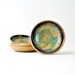 Small pottery finger bowls in Pastel Green and Blue (Set of 4)