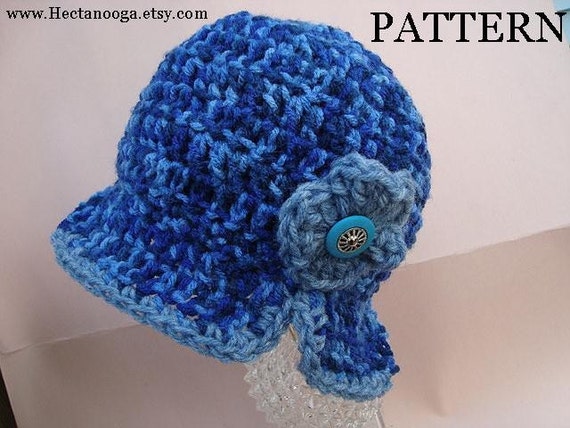 hat with toddler crochet brim pattern CLOCHE HAT CROCHET PATTERN, TODDLER SPLIT BRIM, 164, number sizes,