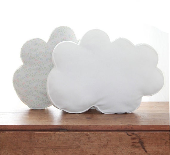 WHITE CLOUD PILLOW // Organic Cotton by BIRCHdesignstore on Etsy