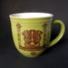 Ceramic Chartreuse Green Ganesha the Elephant God - Om Mug Ceramic Coffee Tea Cup