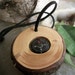 Handcrafted Wood Compass - Spruce Wood Pocket Compass with Leather Strap for Hiking, Valentines Gift, Nature Lovers