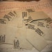 Vintage Cardboard Dividers with Graphic Writing (12)