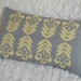 Seedhead cushion cover in Buttermilk Yellow