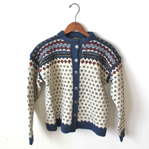 vintage NORWEGIAN sweater. by woolandflaxvintage on Etsy