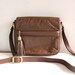vintage leather TASSEL satchel.