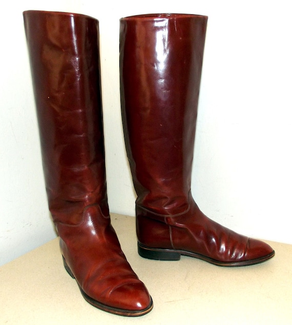 Gorgeous Vero Cuoio Riding Boots Italian by honeyblossomstudio