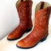Vintage Durango Cowboy Boots in a brown leather size 9.5 EE or cowgirl size 11 wide