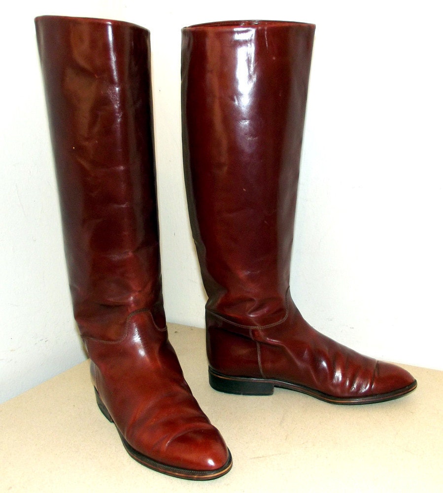Gorgeous Vero Cuoio Riding Boots Italian Made size 6 B