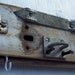Reclaimed wood Key Rack - Vintage hardware jewelry hanger or Key holder