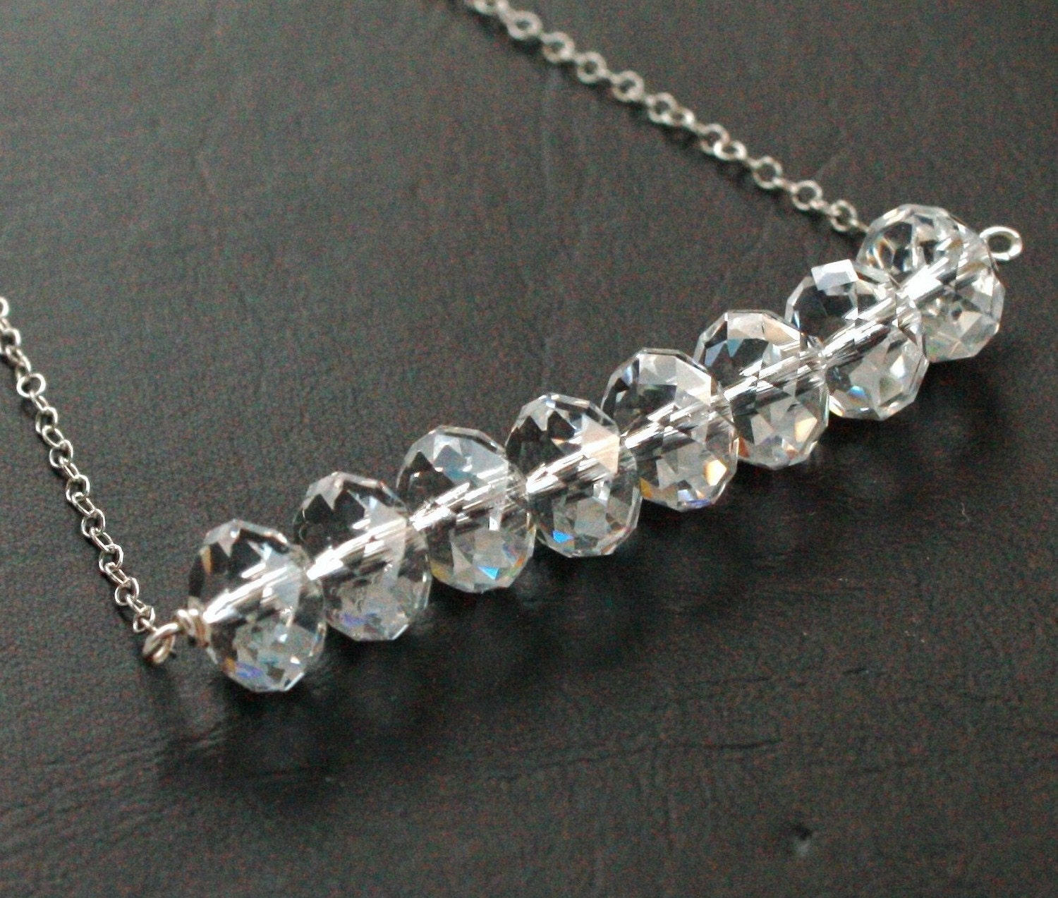 Carrie Bradshaw Diamond Inspired Swarovski Crystal Necklace