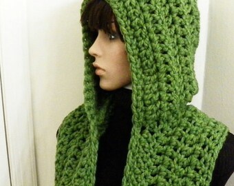 for chunky scarf Chunky PATTERN pixie PDF Scarf hooded  Pixie CROCHET Hooded pattern