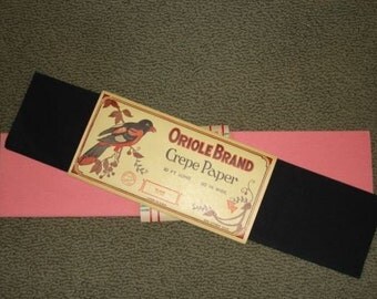 Vintage Crepe Paper...Choose your color