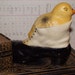 RESERVED for lisaurbani,,,,Antique Chick In a Shoe Celluloid Rattle